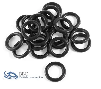 Imperial Nitrile Rubber O Rings 1.78mm Cross Section BS001-BS031 - PACK OF 10 • £3.95
