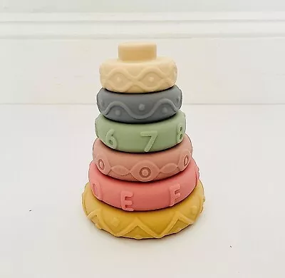 Silicone Ring Stacker/ Baby And Toddler Toy / Baby Stacker • £17