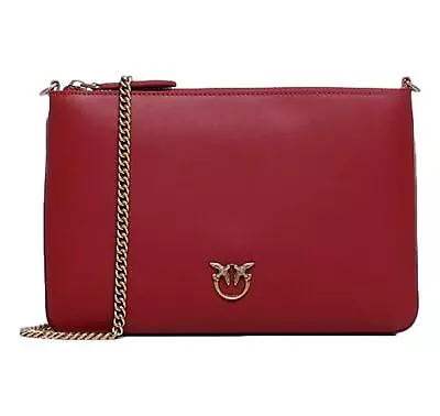 Pinko Women's Handbag Flat Classic AOF1 Colour Dark Red • $164.67