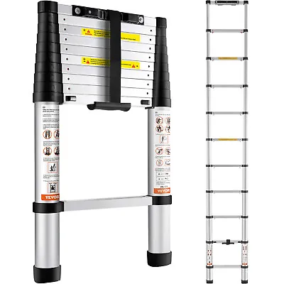 Multi-purpose Portable Telescoping Ladder Aluminum Extension Step 10.5 Ft • $62.99