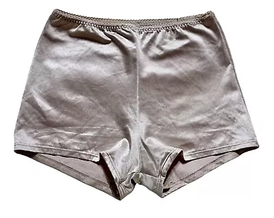 VTG Vassarette Satin Panties XL Girdle Panty Bronze Shiny Smooth Nylon Shine • $21