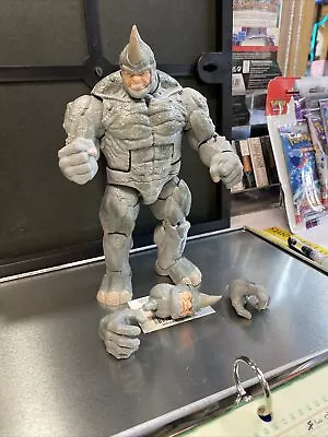 MARVEL LEGENDS RHINO BAF 100% COMPLETE Build A Figure Spider-Man • $69.99