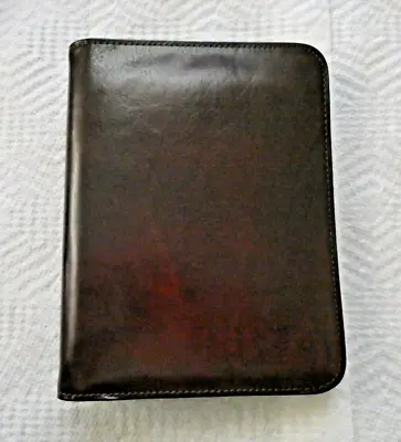 Bosca  Leather Index File 4 Ring Binder--Vintage--Excellent! • $79