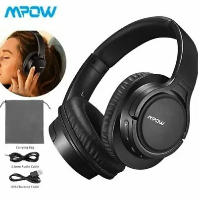 £14.99 • Buy MPOW H7 Wireless Bluetooth Over Ear Headphones Headset Stereo Earphones With Mic