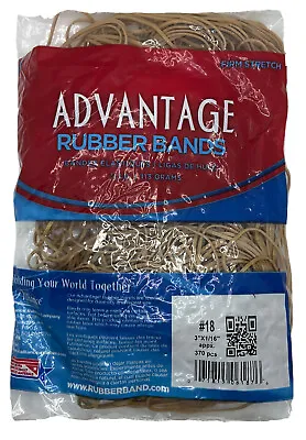 Rubber Bands Large Size #18 (3  X 1/16 ) Heavy Duty US Made 370 Pieces • $6.75