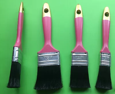 Quality Paint Brushes For Decorating Of Paintwork 1  1.5  2  InchPaint SetPack • £2.55