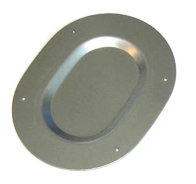 $6.99 • Buy 1967-74 Body Galvanized Metal Trunk Floor Pan Drain Plugs Set Plate Each 1Piece