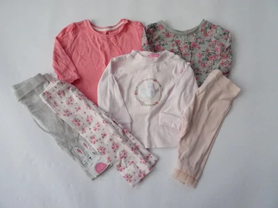£0.99 • Buy Baby Girls Outfit Bundle 3-6 Months Tops Legging Bottoms Pretty Pink Primark 278