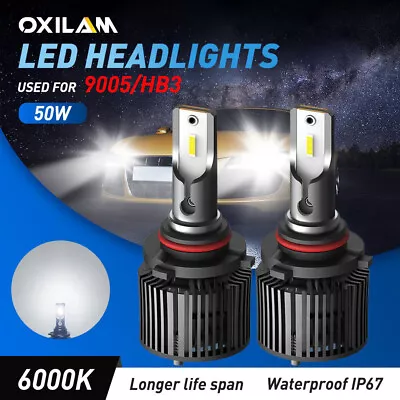 AUXITO 9005 HB3 LED 6000K Xenon White High Beam Headlight Bulb Kit 16000LM X1 UK • £14.99