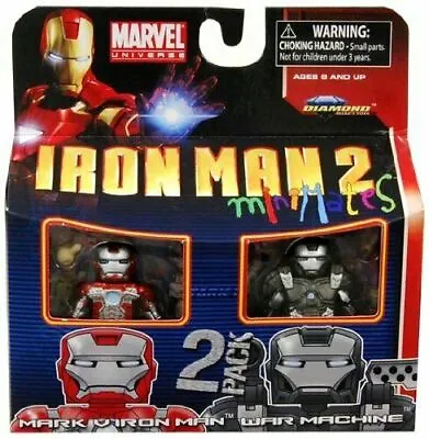 Marvel Minimates Series 35 Iron Man Mark V & War Machine DST Toys Brand New • $28.99