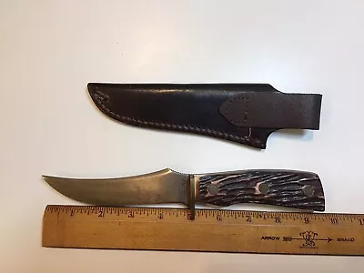 Vintage Imperial  Kit Carson  5  Fixed Blade Hunting / Trail Knife W Sheath • $41