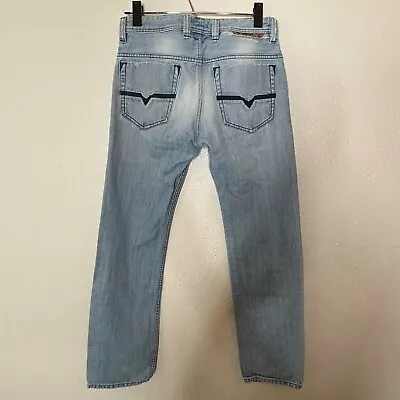 Mens Diesel Safado Jeans 29X30 Light Wash 08021 Lightly Distressed  • $34