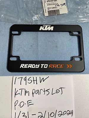 2018 KTM Motorcycle License Plate Holder UPW1871000 • $20