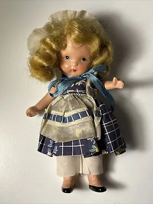 Nancy Ann Storybook Doll LITTLE MISS MUFFET Molded Sock • $125