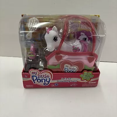 My Little Pony NEW 2004 G3 Let’s Go STRAWBERRY SWIRL Purse Set MLP *SO CUTE* • $39.88