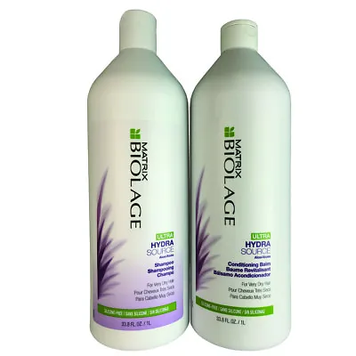 $64.99 • Buy Matrix Biolage Ultra Hydrasource Hair Shampoo And Conditioning Balm Duo 33.8 Oz.