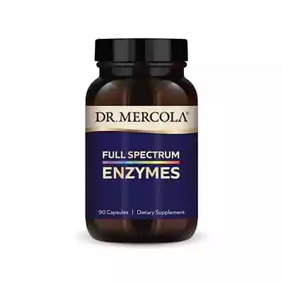 Dr. Mercola Full Spectrum Enzymes Dietary Supplement 90 Count • $34.95