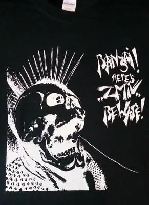 Zmiv Beware Shirt Mob 47 Kaaos Cadgers Snobb Slakt Chaos UK Punk (READ MESSAGE) • $12.99