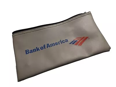 Bank Of America Zippered Money Deposit Bag Approx 6” X 11”  Usa.  A. Rifkin Co. • $9.99