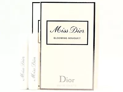 DIOR MISS DIOR BLOOMING BOUQUET EDT 1.0ml .03fl Oz X 2 SPRAY SAMPLE VIALS • $11