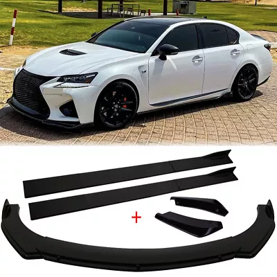 Front Bumper Lip Splitter /Side Skirt /Rear Canard For Lexus IS200t IS300 IS500 • $195.11