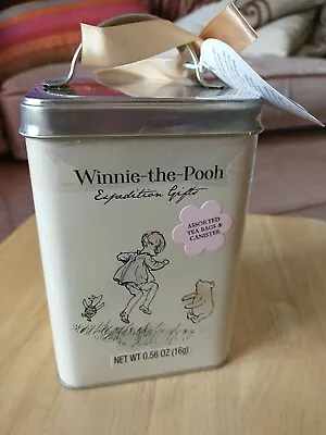 Winnie The Pooh Expedition Gifts Cannister Tin Tea Bags Earl Grey Sealed BNWT • £8.99