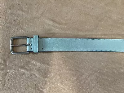 Vineyard Vines Mens Contrast Suede Leather Belt Sz 38 • $60