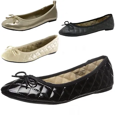 Alpine Swiss Aster Womens Comfort Ballet Flats Faux Leather Slip On Shoes • $17.99