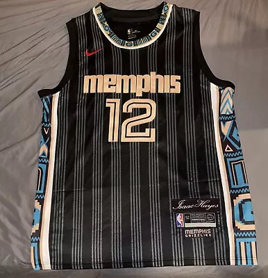 Ja Morant Isaac Hayes Edition Swingman Jersey Memphis XL Men's VERY LIGHTLY WORN • $32.99