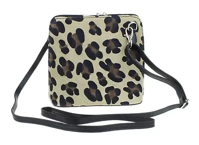 £10.99 • Buy Womens Small Genuine Italian Suede Vera Pelle Cross Body Shoulder Bag Designer