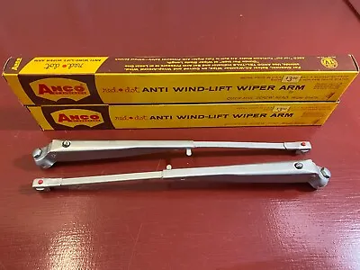 $74.99 • Buy 1960 's NOS ANCO RED DOT ANTI WIND-LIFT WIPER ARM PAIR SH MODEL ADJUSTABLE