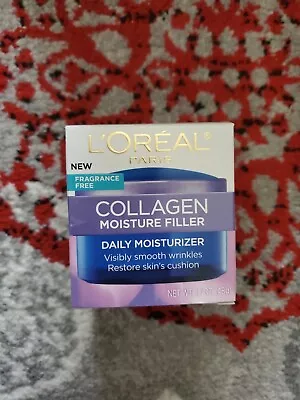 $14.75 • Buy Loreal Paris Fragrance Free Collagen Moisture Filler Day Night Cream 1.7oz