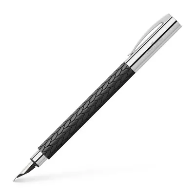 Faber Castell Ambition 3D Leaves Fountain PenM Black • £45.99
