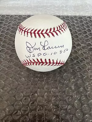 DON LARSEN Autographed Signed OMLB -Perfect Game Date Inscription Authentic!! • $10