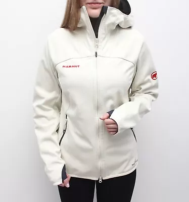 Women's MAMMUT Ultimate GORE Windstopper Hoody Softshell Jacket Full Zip L ~M-L • $84