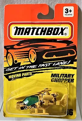 Matchbox 1993 MILITARY CHOPPER #46 New See Pics/Description! • $7.49