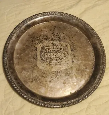 Vintage 13  Genesee Beer Advertising Tray 1 Million Barrels April 1963 Tip Tray • $74.99