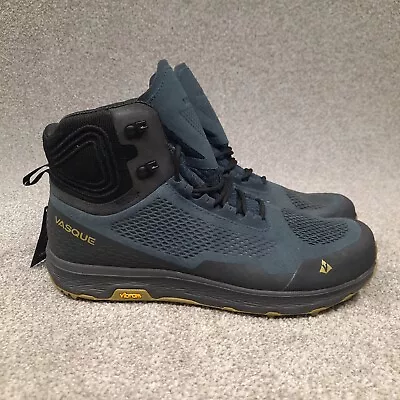 Vasque Breeze LT NTX Mid Hiking Boots Shoes Mens Size 11.5 Blue Black Waterproof • $89.95