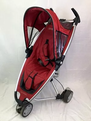 Quinny Foldable Stroller Pushchair Red 'Zapp' Single Seat With Carry Bag • £42