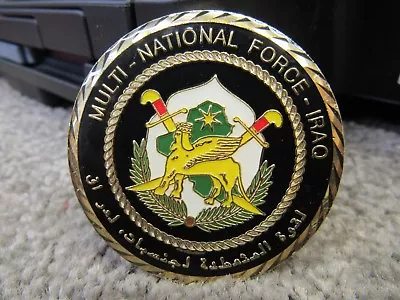 Military Challenge Coin Multi National Force Army Navy Air Force Marines • $26.95