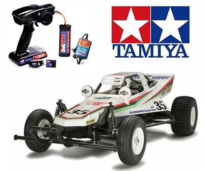 BARGAIN BUNDLE: Tamiya 58346 Grasshopper RC Car KIT Inc EVERYTHING NEEDED • £141.98