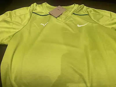  Rafa Nadal Nike Court Adv Advantage Tennis Shirt (dd8540 482) Size (m) • $65.84