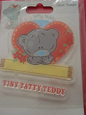 Me To You TINY TATTY TEDDY Clear Stamps Girl Bear For Cards Scrapbooking Craft • £4.99