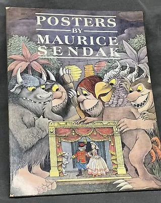 Posters By Maurice Sendak 1986 First Edition Large Paperback Book Mythical • $20