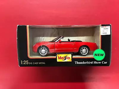 Maisto Thunderbird Show Car 1:25 Scale Diecast Replica Special Edition (Red) • $20