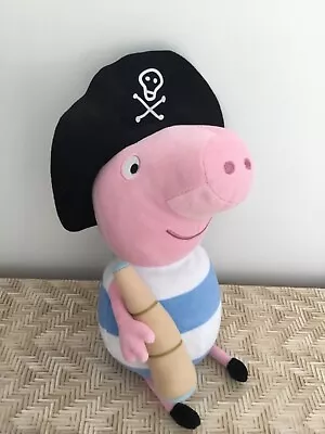 Peppa Pig Pirate Plush Toy TY Soft Toy Large Size 30cm • $10
