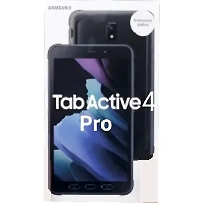 Samsung Galaxy TabActive4 Pro EE 10.1 INCH 5G Black 128GB+6GB Single-SIM OEM NEW • $1345