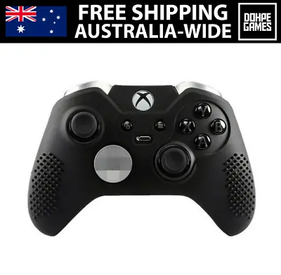 BLACK Xbox One Elite Controller Silicone Skin Protective Rubber Grip Cover Case • $9.95