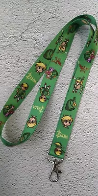 10pcs Cartoon Anime Zelda Lanyard For Bus Subway ID Card KeyChain Holder Gift • $11.90