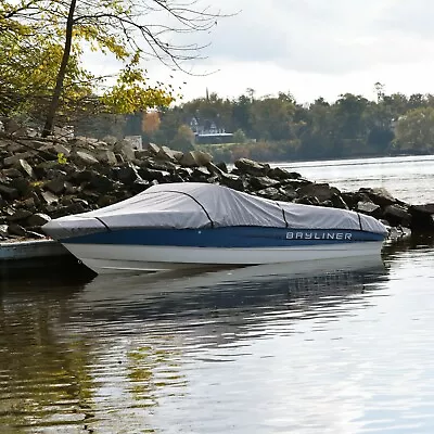 Budge 600 Denier Mooring Boat Cover | Fits Center Console V-Hull Boats | 3 Sizes • $237.96